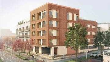 Architectural study of the Petr Otépka home for the elderly | visualization: author of the design