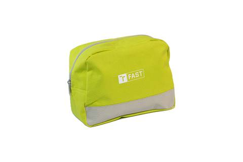 Green cosmetic bag