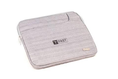 Grey laptop sleeve